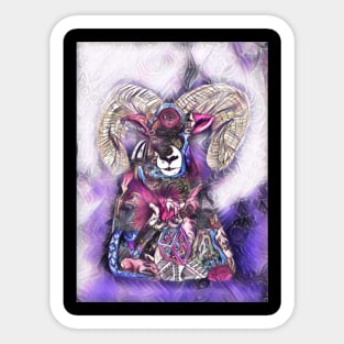 Mountain Ram 14 Sticker